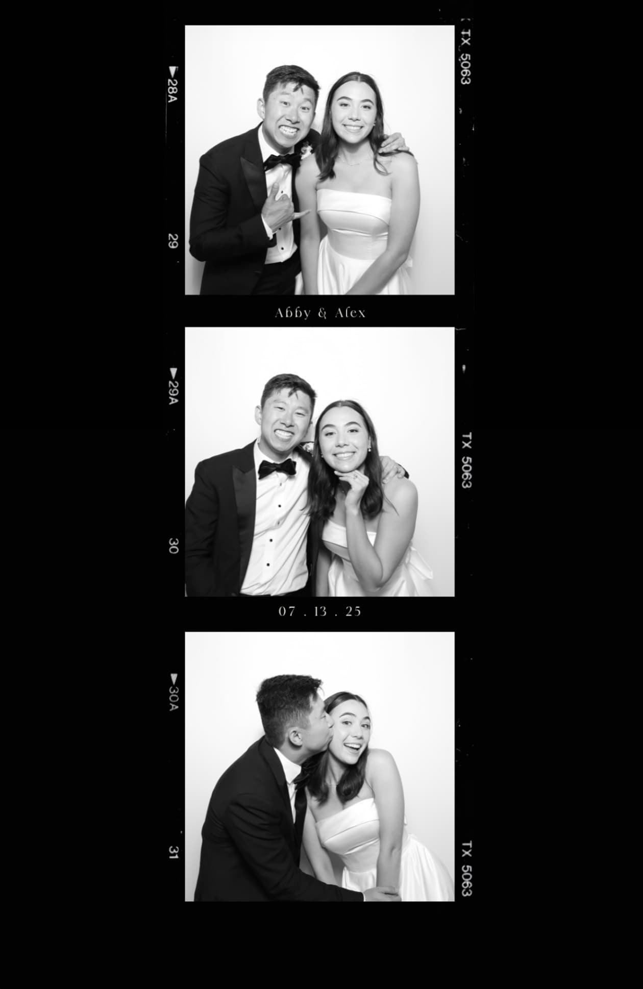 Bande photo style film noir et blanc